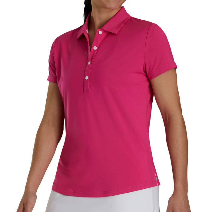 FootJoy Ladies 2024 Stretch Pique Solid Polo Shirt