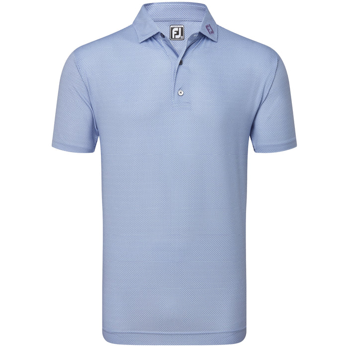 FootJoy Octagon Print Self Collar Polo Shirt