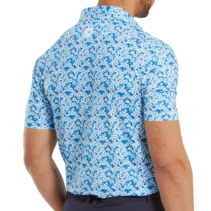 FootJoy Primrose Print Self Collar Polo Shirt