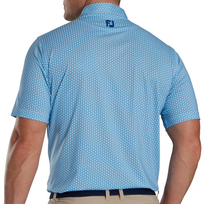 FootJoy Scallop Shell Foulard Self Collar Polo Shirt