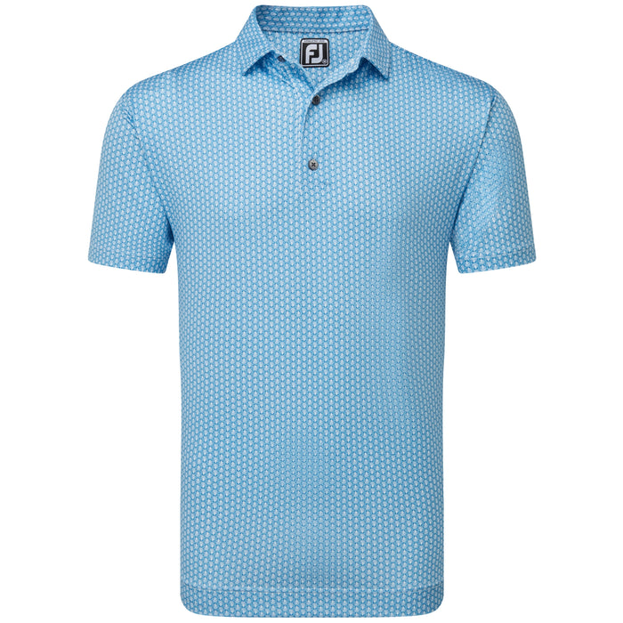 FootJoy Scallop Shell Foulard Self Collar Polo Shirt