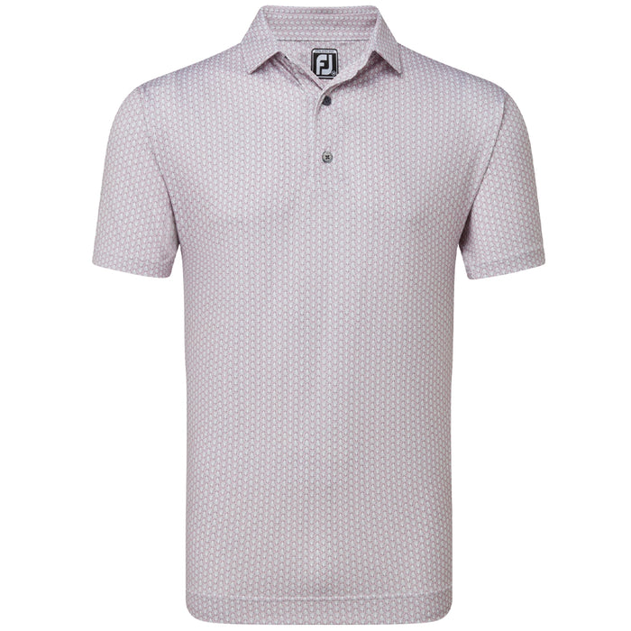 FootJoy Scallop Shell Foulard Self Collar Polo Shirt