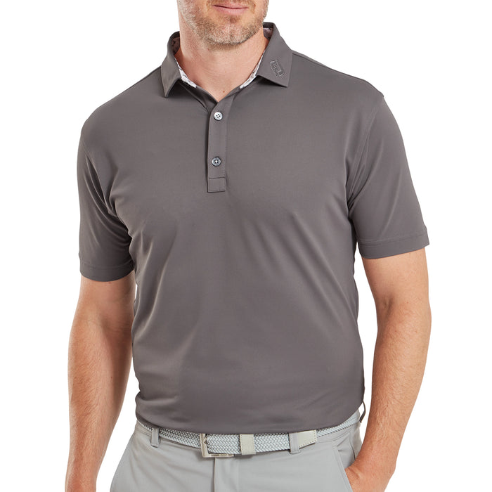 FootJoy Solid with Primrose Trim Self Collar Polo Shirt