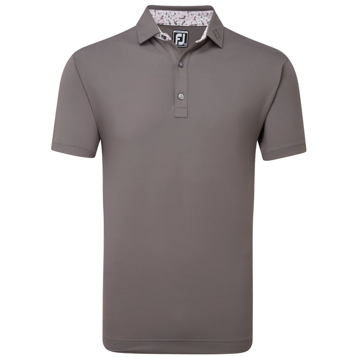 FootJoy Solid with Primrose Trim Self Collar Polo Shirt