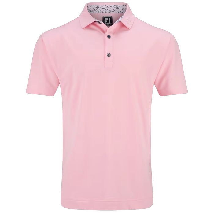 FootJoy Solid with Primrose Trim Self Collar Polo Shirt