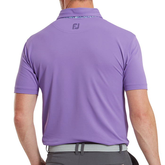 FootJoy Solid with Primrose Trim Self Collar Polo Shirt