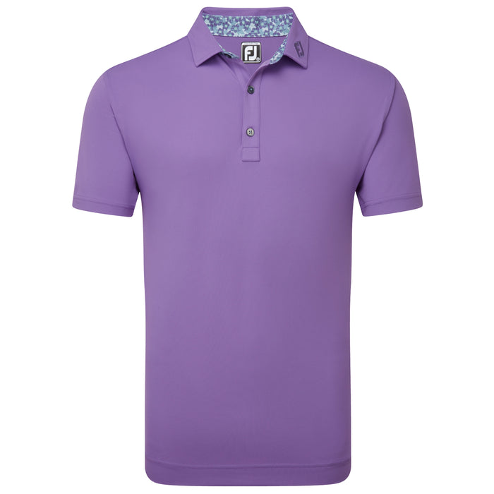 FootJoy Solid with Primrose Trim Self Collar Polo Shirt