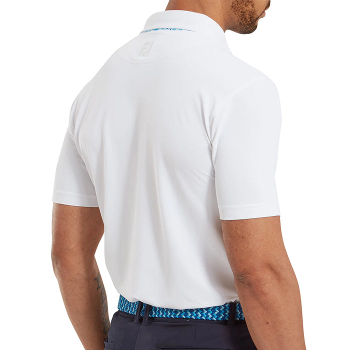 FootJoy Solid with Primrose Trim Self Collar Polo Shirt