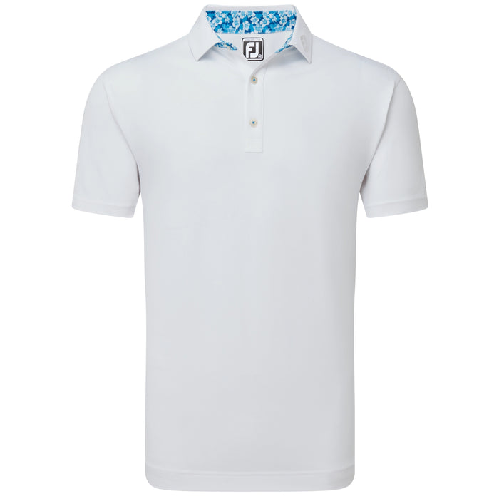 FootJoy Solid with Primrose Trim Self Collar Polo Shirt