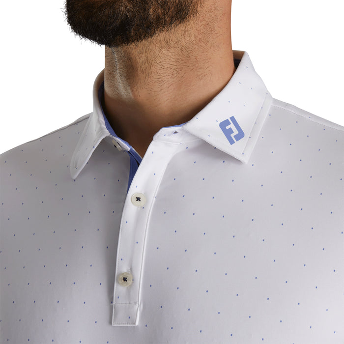 FootJoy Spot Print Lisle Polo Shirt