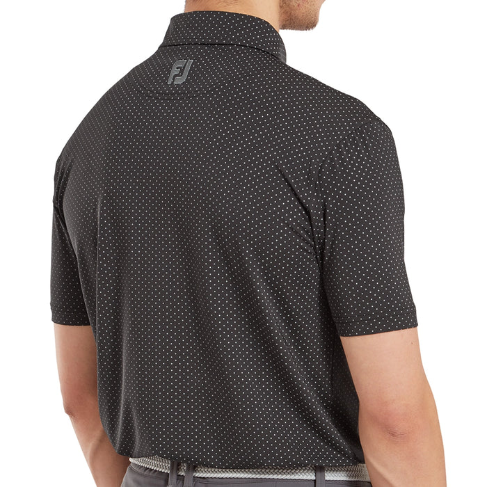 FootJoy Stretch Lisle Dot Print Polo Shirt