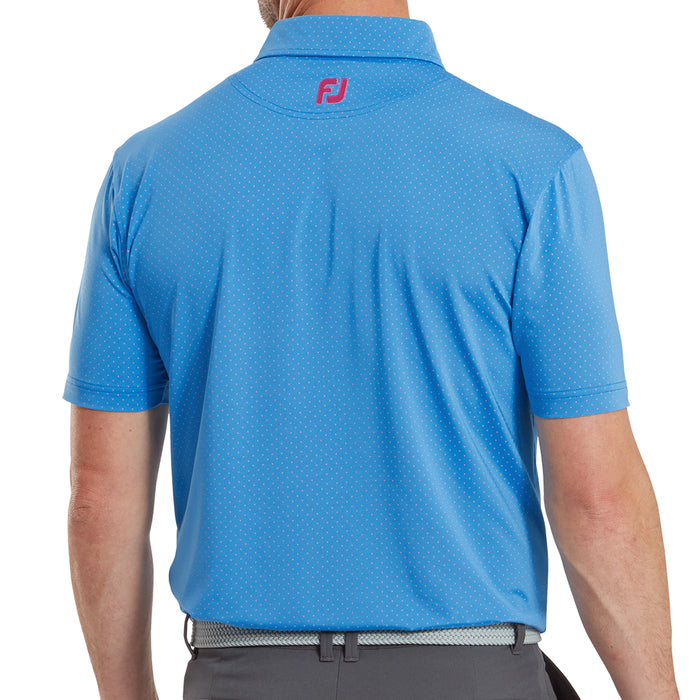 FootJoy Stretch Lisle Dot Print Polo Shirt