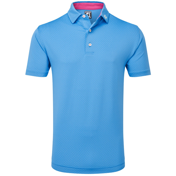 FootJoy Stretch Lisle Dot Print Polo Shirt