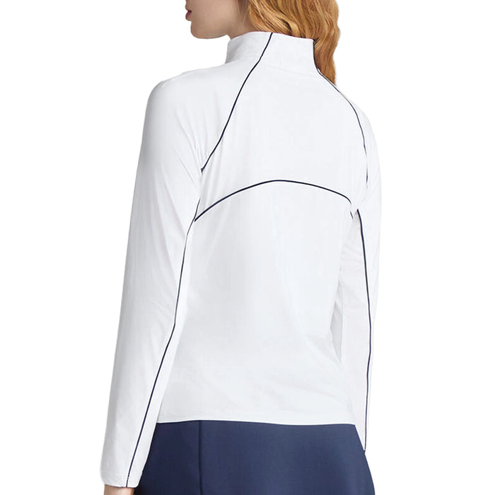 G-Fore Ladies 2026 Quarter Zip Mid Layer - Snow