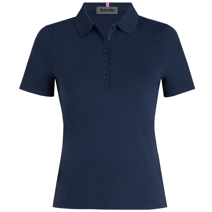G-Fore Ladies 2026 Ribbed Tech Nylon Polo Shirt - Twilight