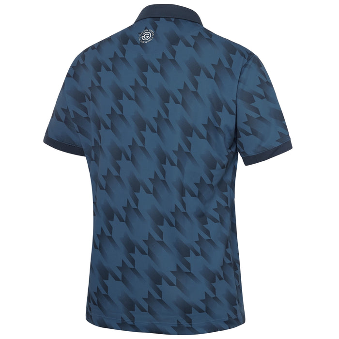 Galvin Green 2025 Miles Polo Shirt - Moonlight Blue/Navy