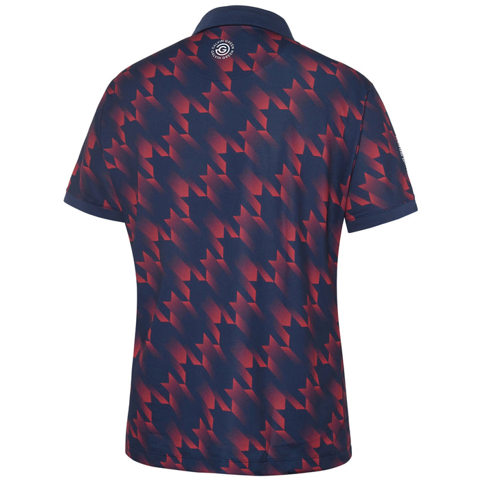 Galvin Green 2025 Miles Polo Shirt - Navy/Red