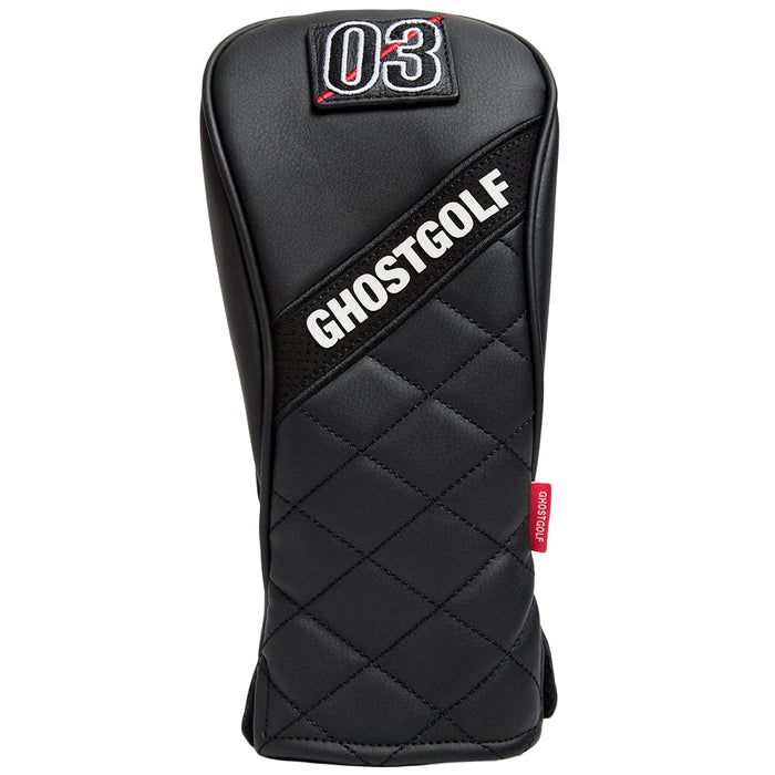 Ghost Golf 2026 Gridline Fairway Wood Headcover - Black