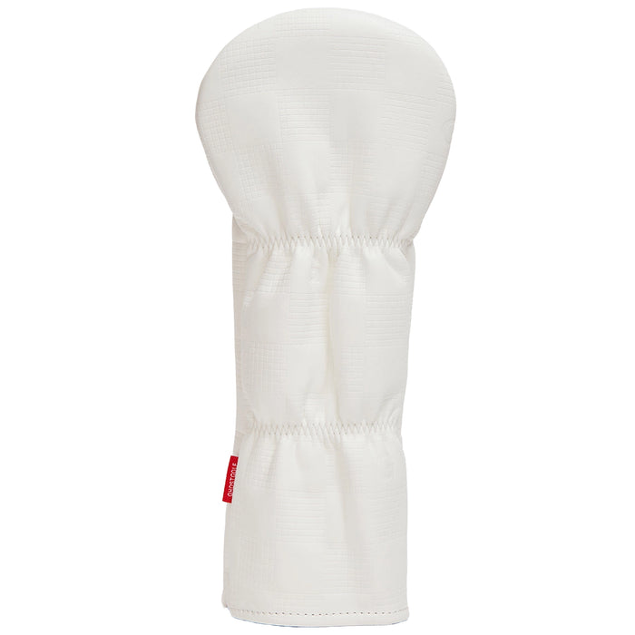 Ghost Golf 2026 Checkered Fairway Wood Headcover - White