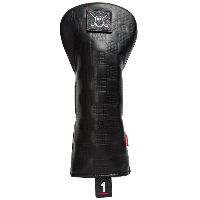 Ghost Golf 2026 Checkered Driver Headcover - Black