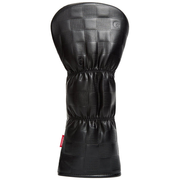 Ghost Golf 2026 Checkered Driver Headcover - Black