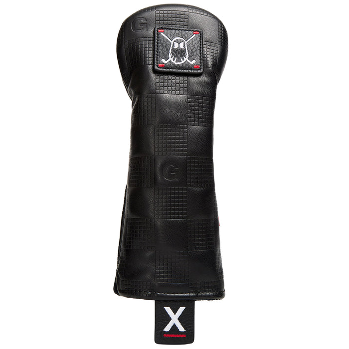 Ghost Golf 2026 Checkered Hybrid Headcover - Black