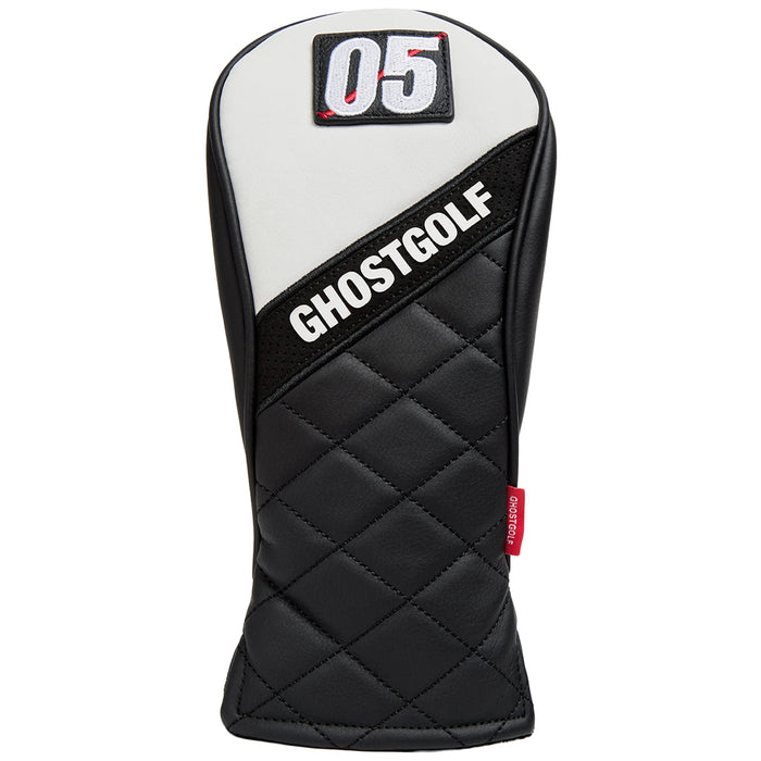 Ghost Golf 2026 Gridline Fairway Wood Headcover - White/Black