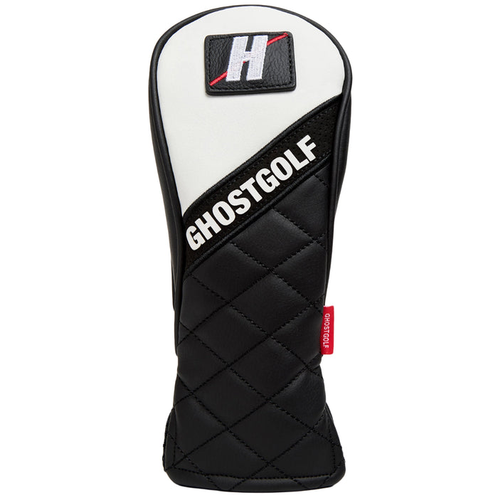 Ghost Golf 2026 Gridline Hybrid Headcover - White/Black