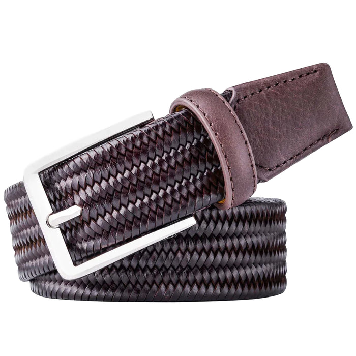Ghost Golf Signature Braided Leather Belt