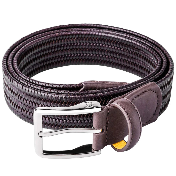 Ghost Golf Signature Braided Leather Belt
