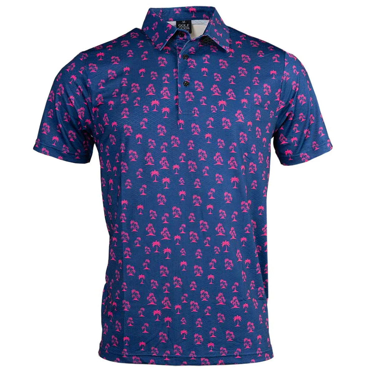 Golf Gods Palms Cool Tech Performance Polo Shirt — The House of Golf