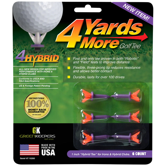 Green Keepers 4 Yards More Golf Tees