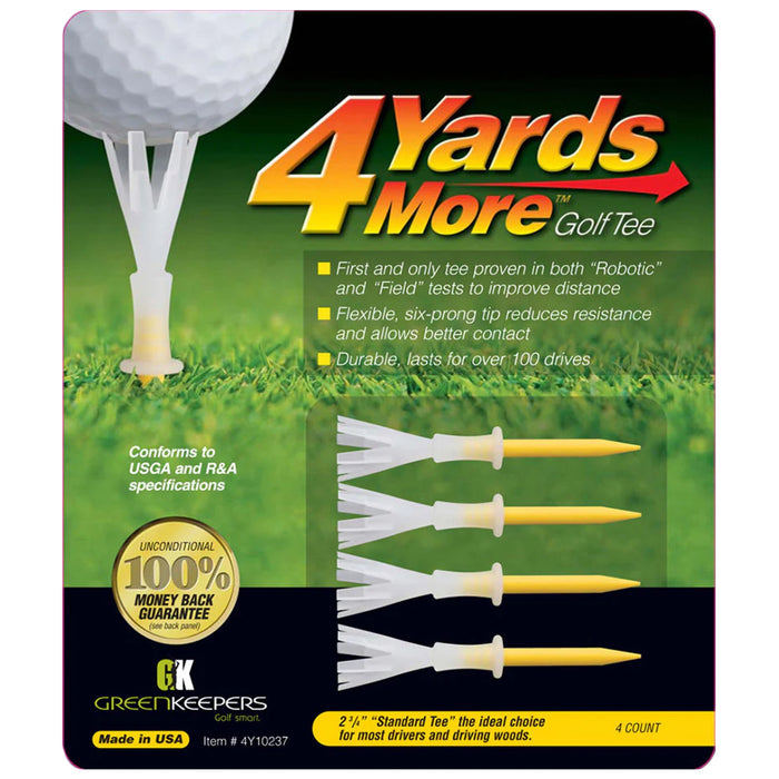 Green Keepers 4 Yards More Golf Tees