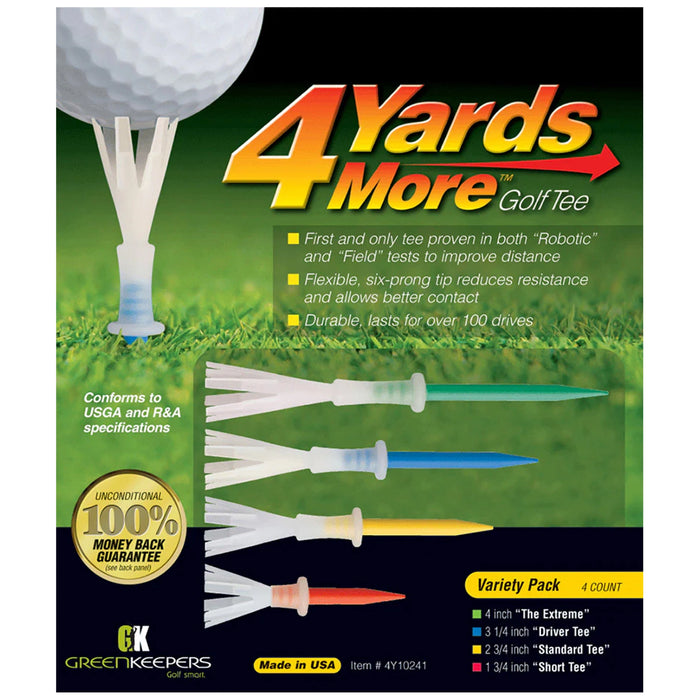 Green Keepers 4 Yards More Golf Tees