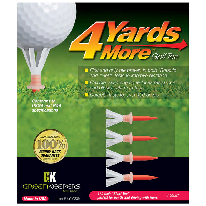 Green Keepers 4 Yards More Golf Tees