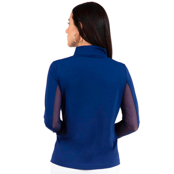 IBKUL Ladies Solid Long Sleeve Mock Neck