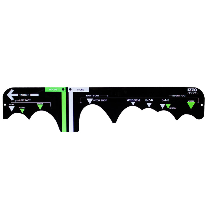 IZZO Sure Stance Golf Ball Position Trainer