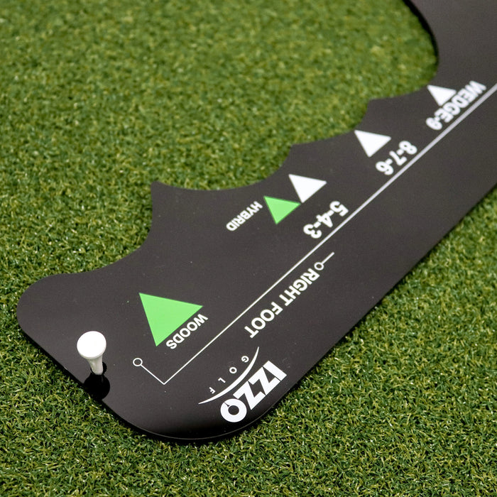 IZZO Sure Stance Golf Ball Position Trainer
