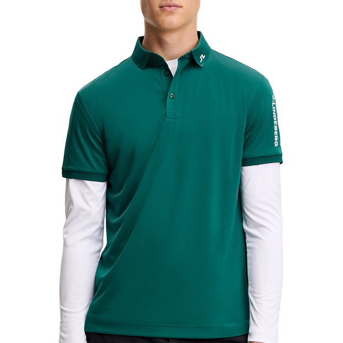 J.Lindberg 2026 Tour Tech Polo Shirt - Forest Biome