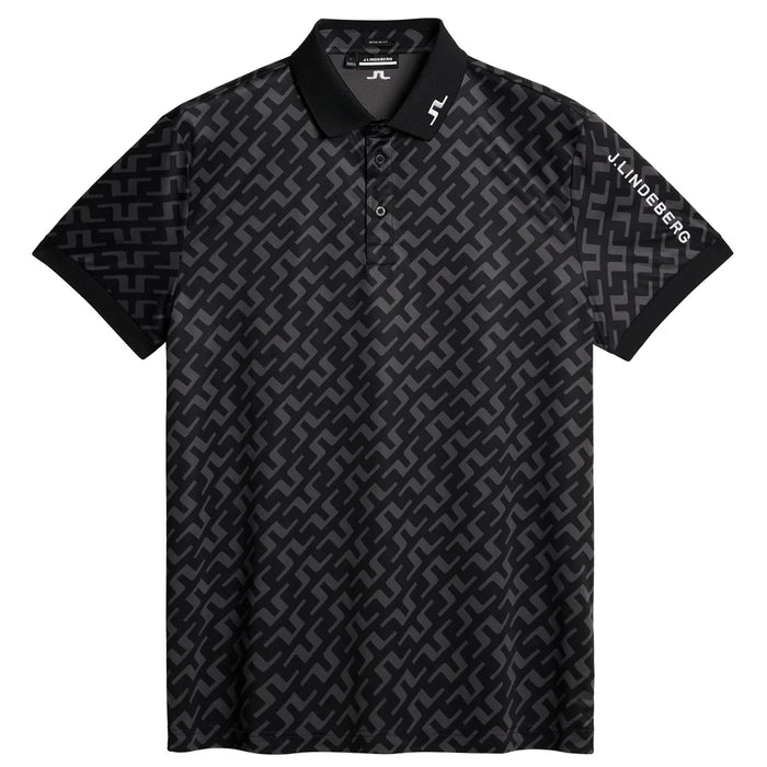 J.Lindeberg 2024 Tour Tech Regular Fit Print Polo Shirt