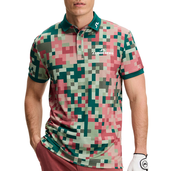 J.Lindeberg 2026 LE Bridger Tour Print Polo Shirt