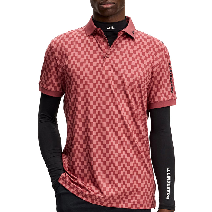 J.Lindeberg 2026 Tour Tech Print Polo Shirt