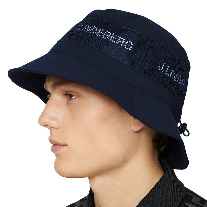 J.Lindeberg Denver Stripe Bucket Hat