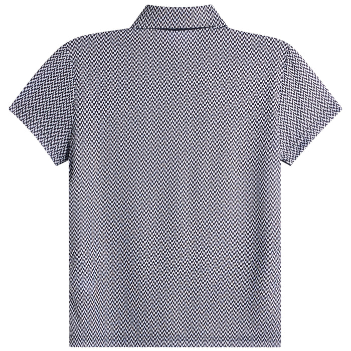 J.Lindeberg Ladies 2026 Cara Print Polo Shirt - Navy