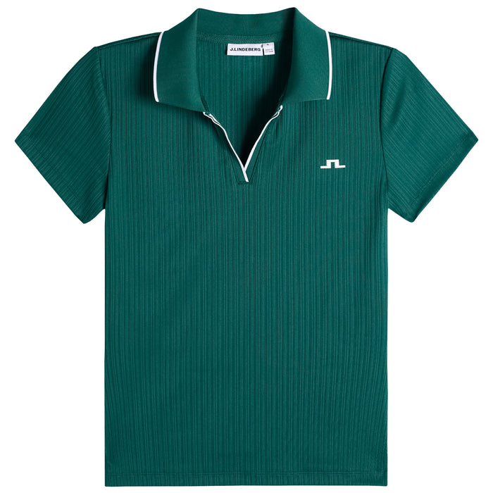 J.Lindeberg Ladies 2026 Darcy Polo Shirt - Forest Biome
