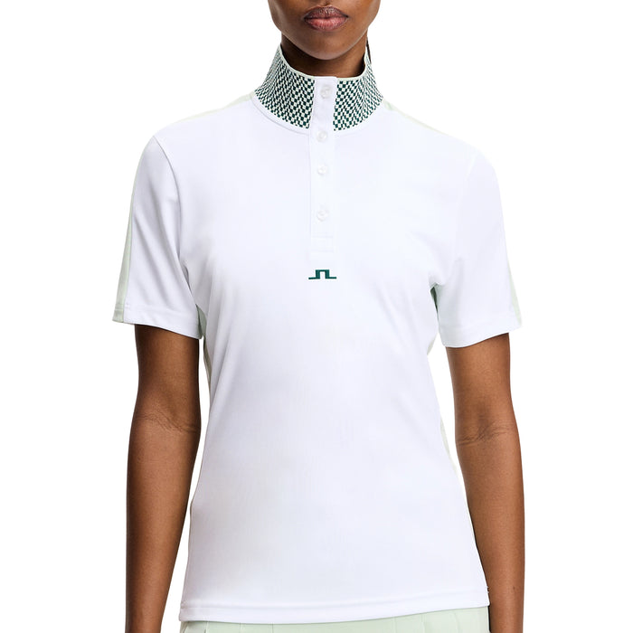 J.Lindeberg Ladies 2026 Pip Polo Shirt - White
