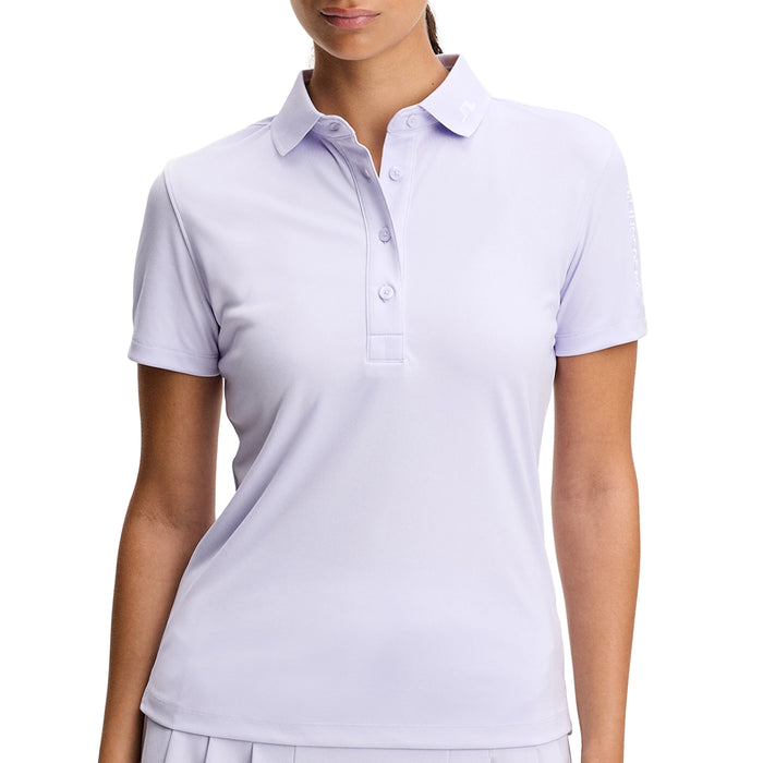 J.Lindeberg Ladies 2026 Tour Tech Polo Shirt - Purple Heather Melange