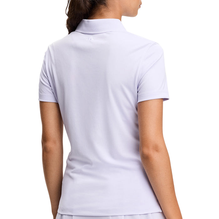 J.Lindeberg Ladies 2026 Tour Tech Polo Shirt - Purple Heather Melange