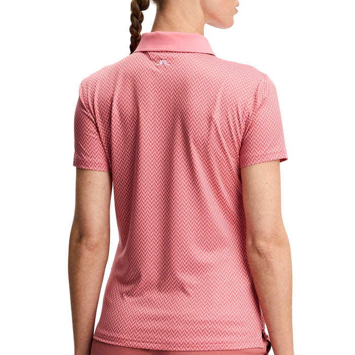 J.Lindeberg Ladies 2026 Tour Tech Print Polo Shirt