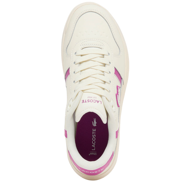 Lacoste Ladies 2026 T-Clip Golf Shoes - Off White/Purple